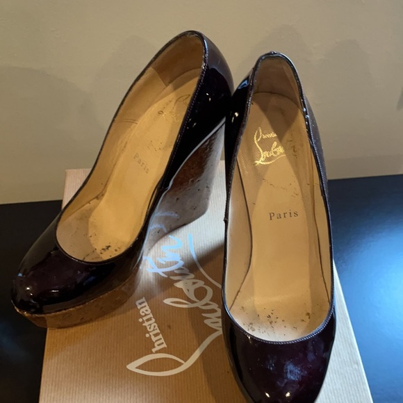 Christian Louboutin platform cork shoes - Picture 3 of 7
